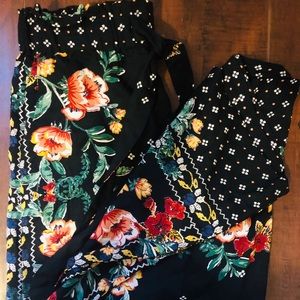 Angie wide pants printed